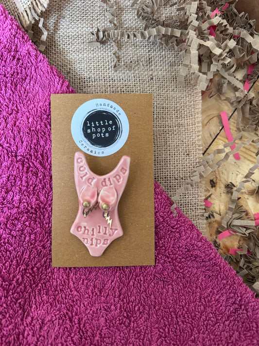 Badge *Cold dips, chilly nips*