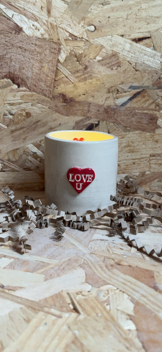 Love U candle