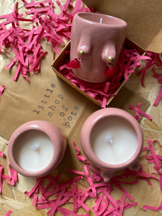 Boobie candle (pink)