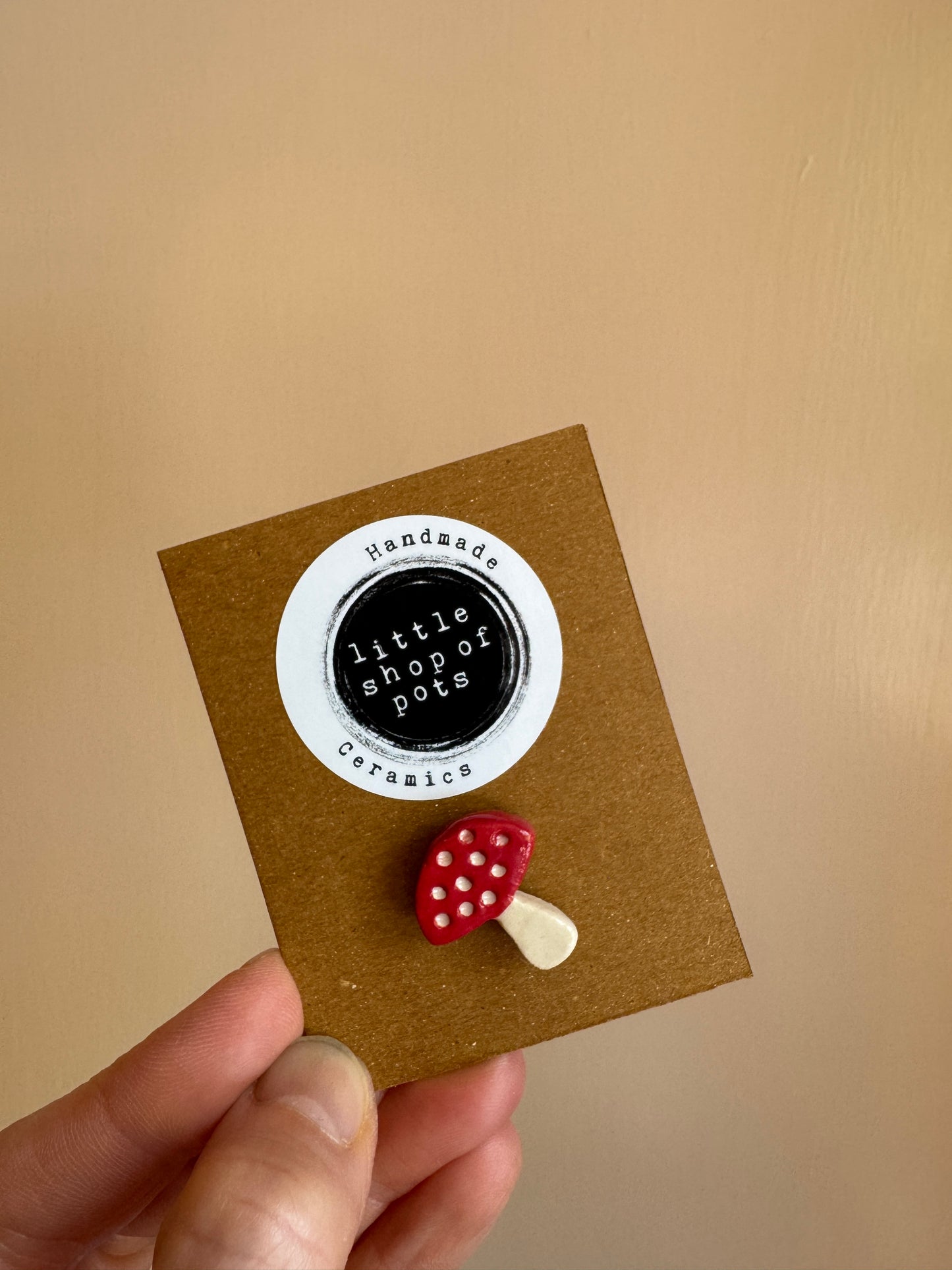 Mushroom pin