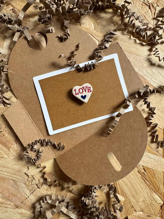 LOVE mini magnet & card