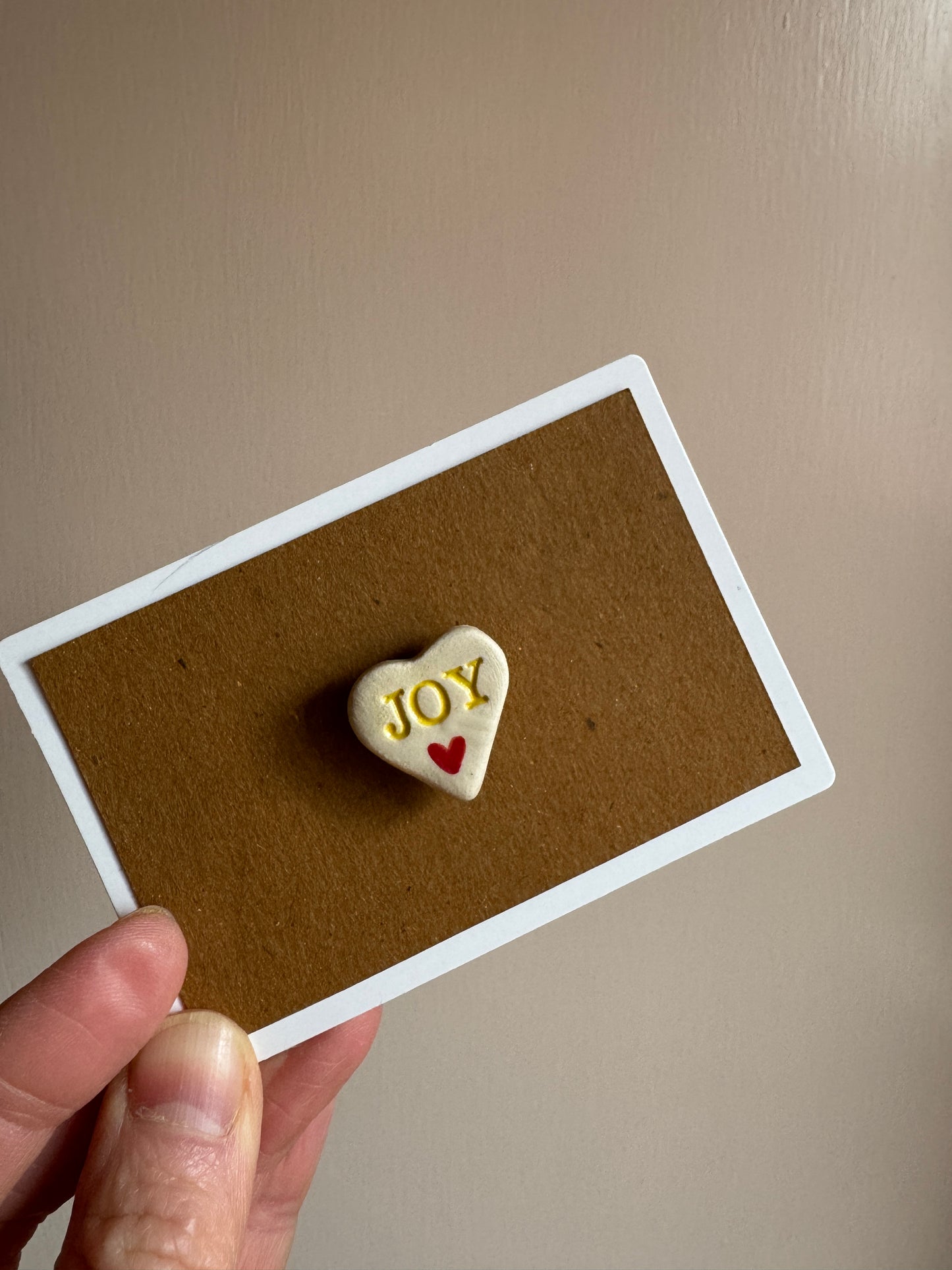 JOY mini magnet & card
