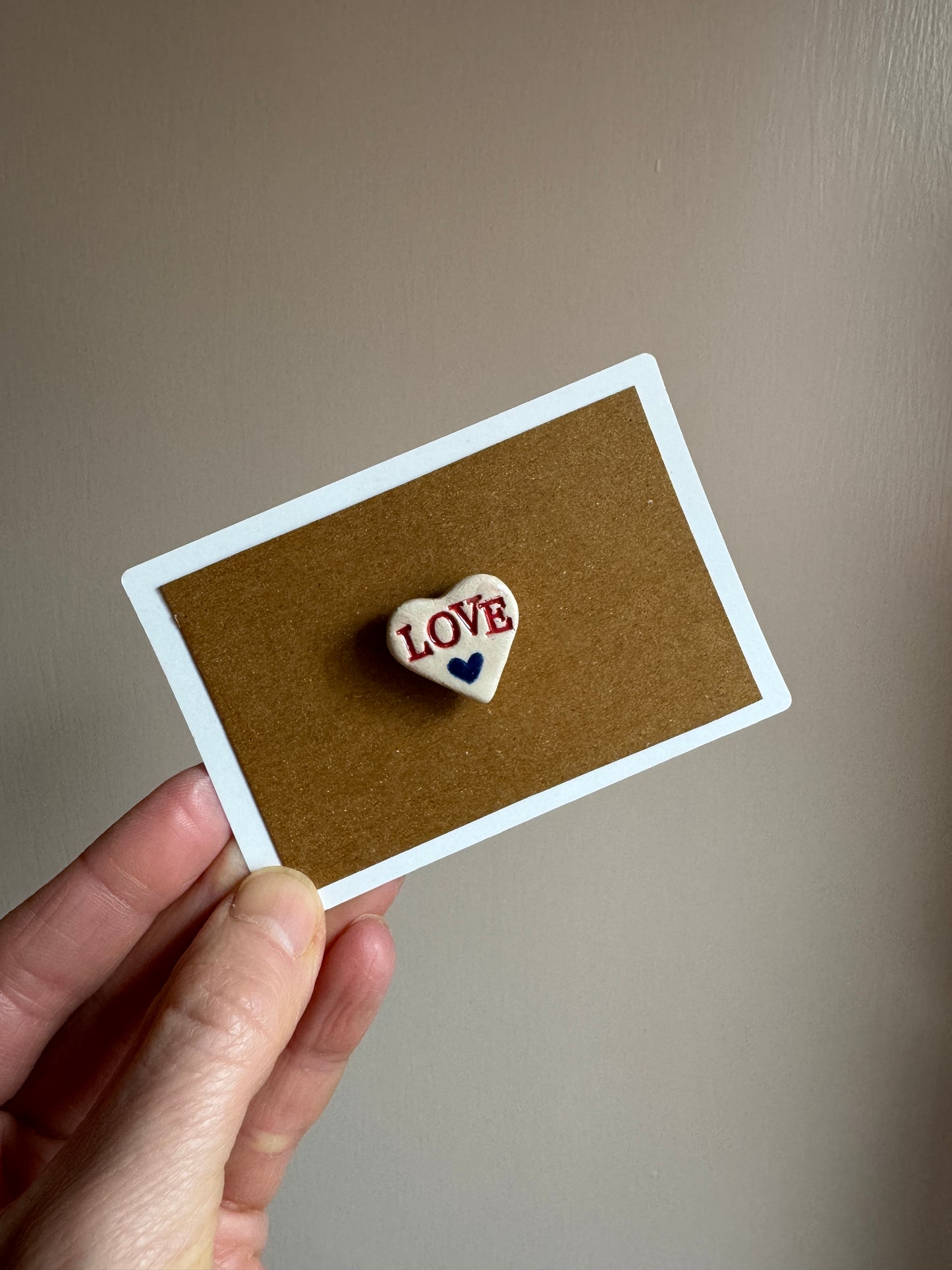 LOVE mini magnet & card
