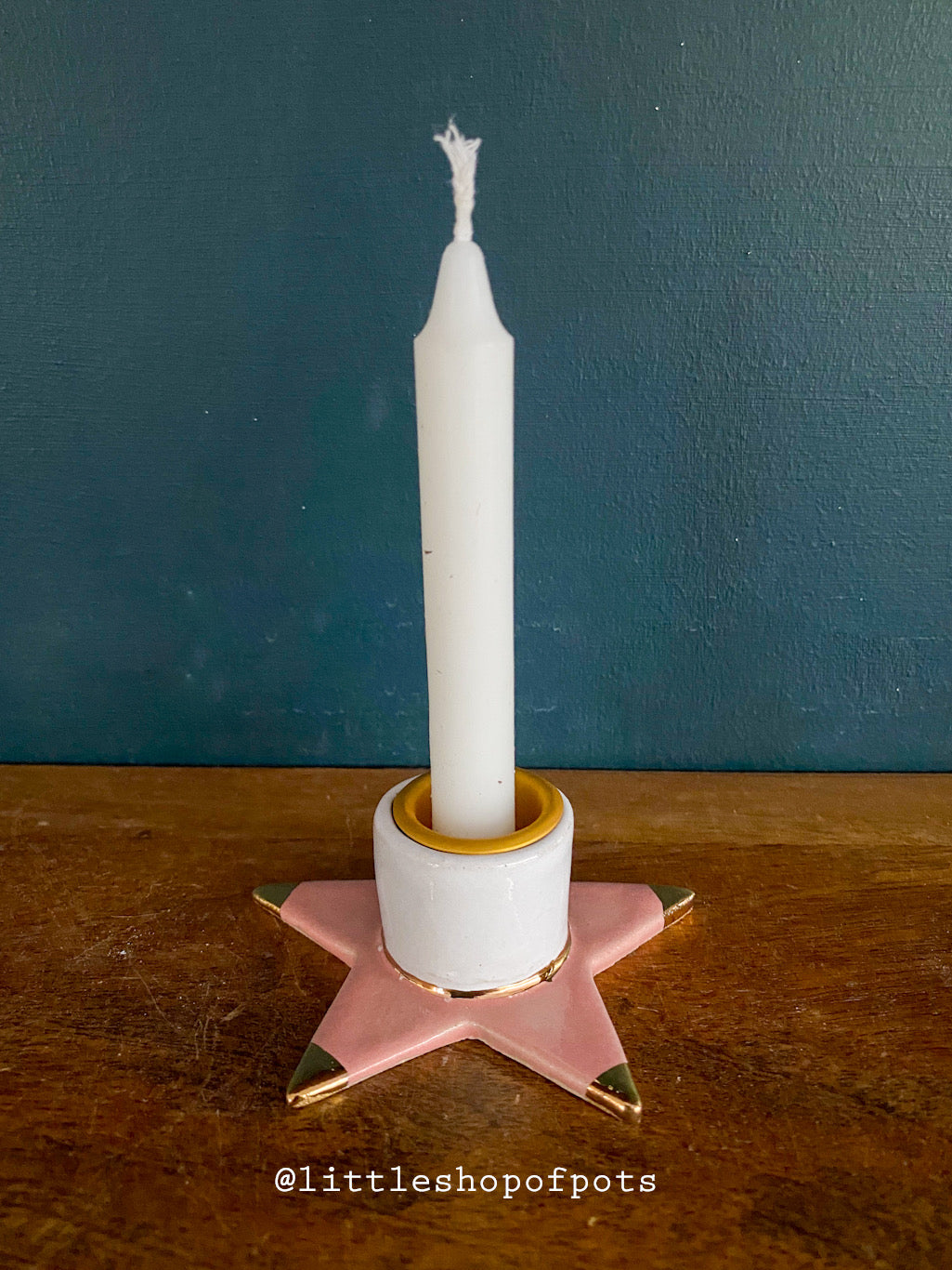 Star candlestick (pink)